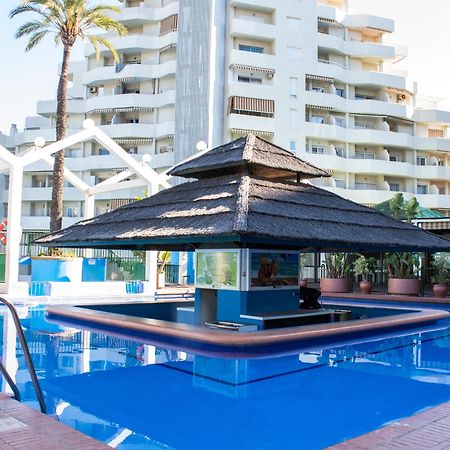 Benal Beach Suite Ii, Estudio Con Parque Acuatico Y Vistas Al Mar. Benalmádena Dış mekan fotoğraf
