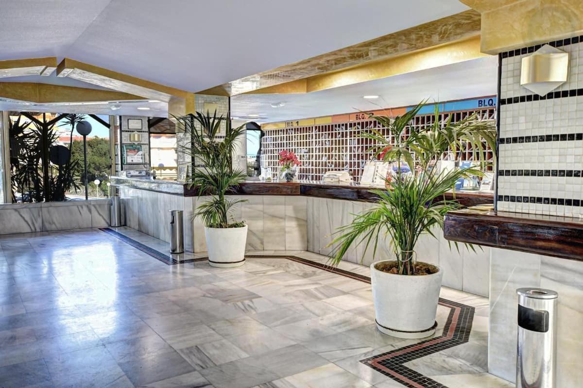 Benal Beach Suite Ii, Estudio Con Parque Acuatico Y Vistas Al Mar. Benalmádena Dış mekan fotoğraf