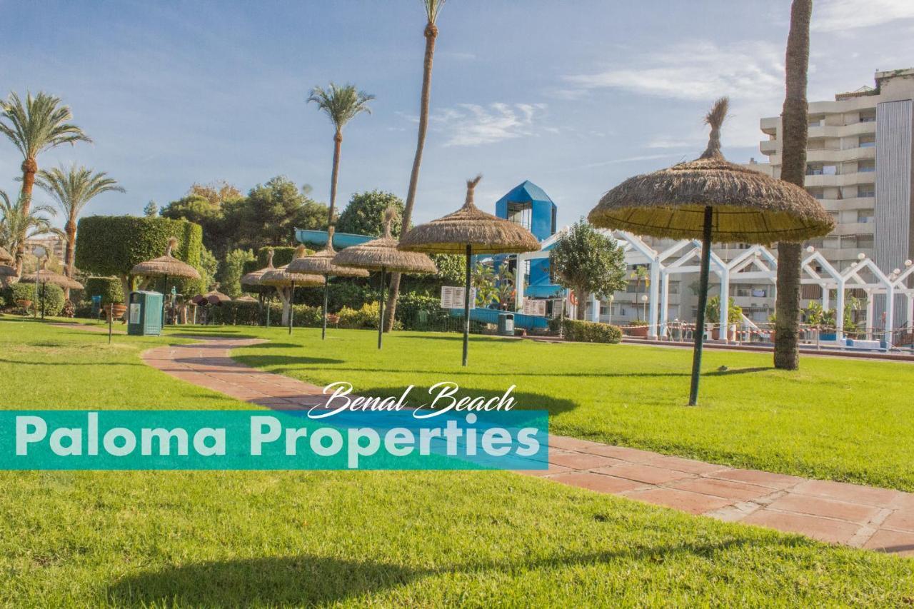 Benal Beach Suite Ii, Estudio Con Parque Acuatico Y Vistas Al Mar. Benalmádena Dış mekan fotoğraf